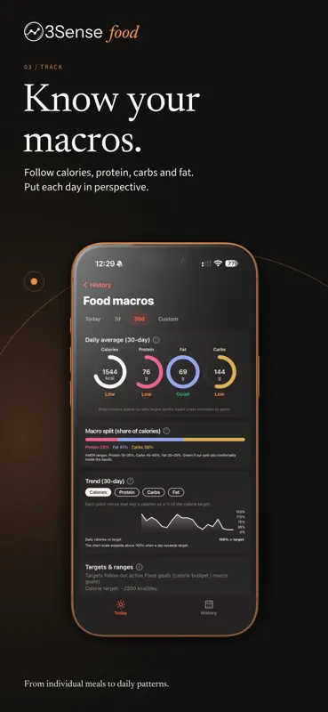 3Sense Food screenshot 3 of 5