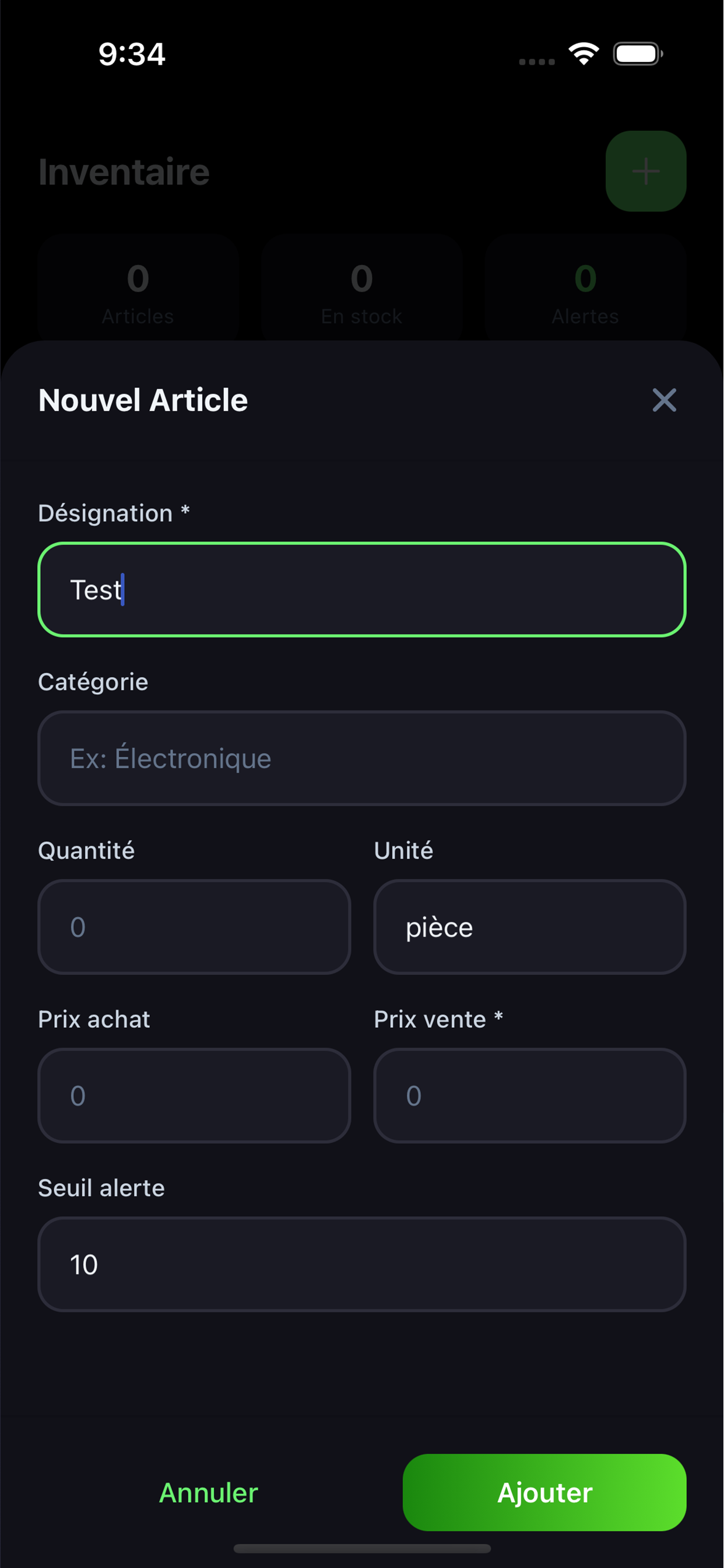TinyGest : Gestion & Factures screenshot 4