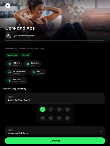 workout : fitness tracker Gym iPad screenshot