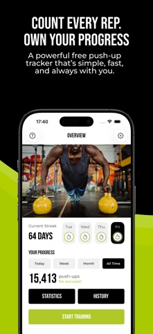 PushUp Workout Tracker Screenshot 1 of 6