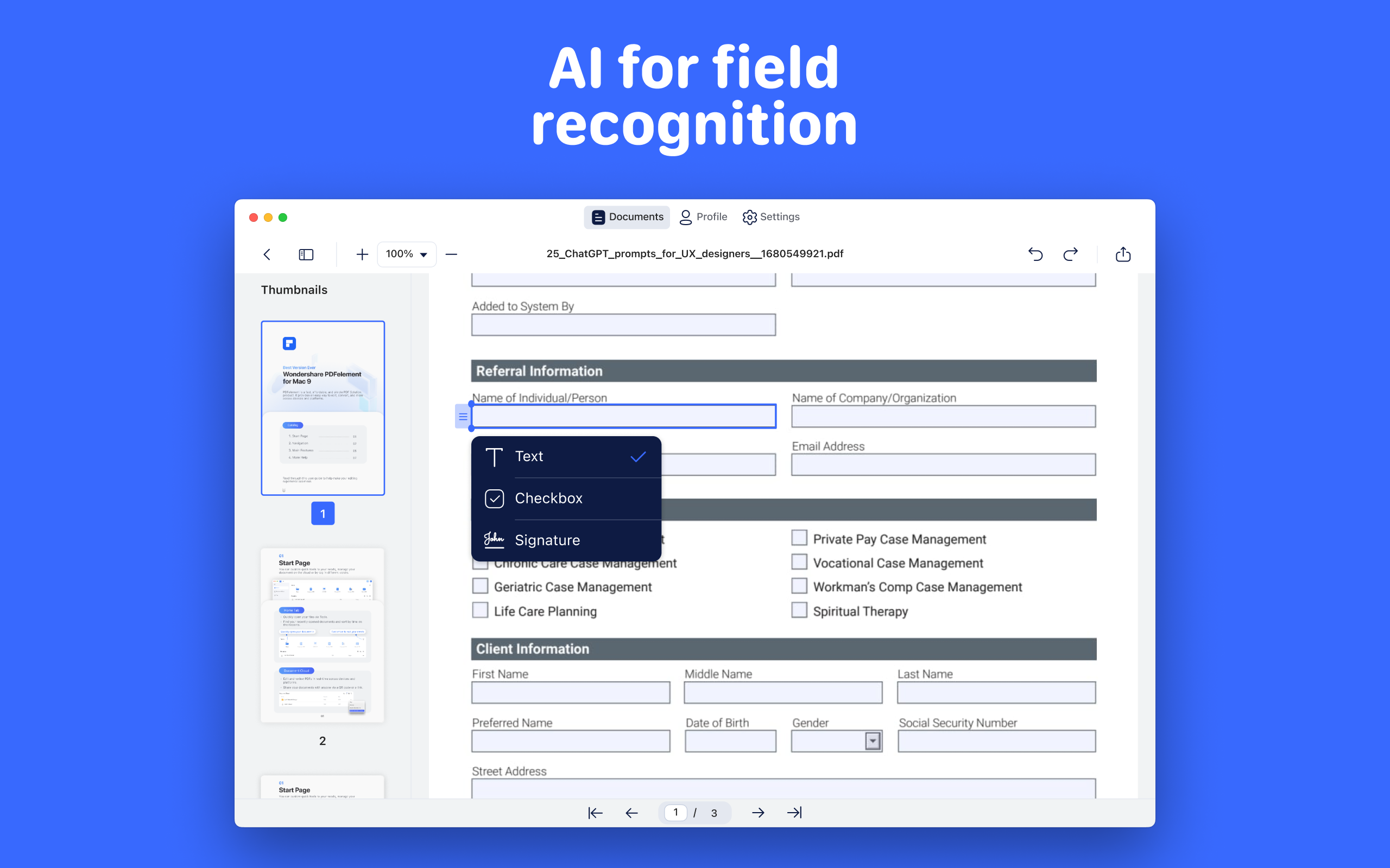 Fill and Sign: PDF form filler