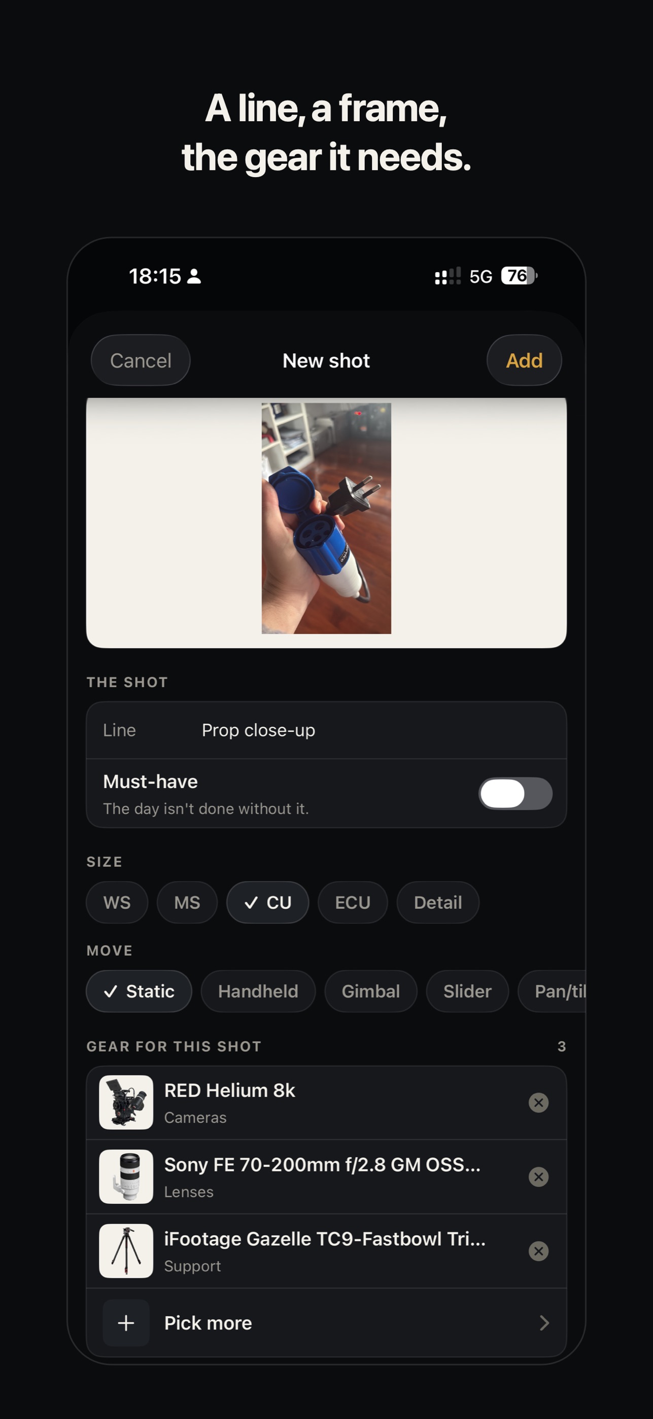 Screenshot 4 of EasyGear – Kit & Pack List