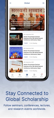 BAPS Research iPhone screenshot
