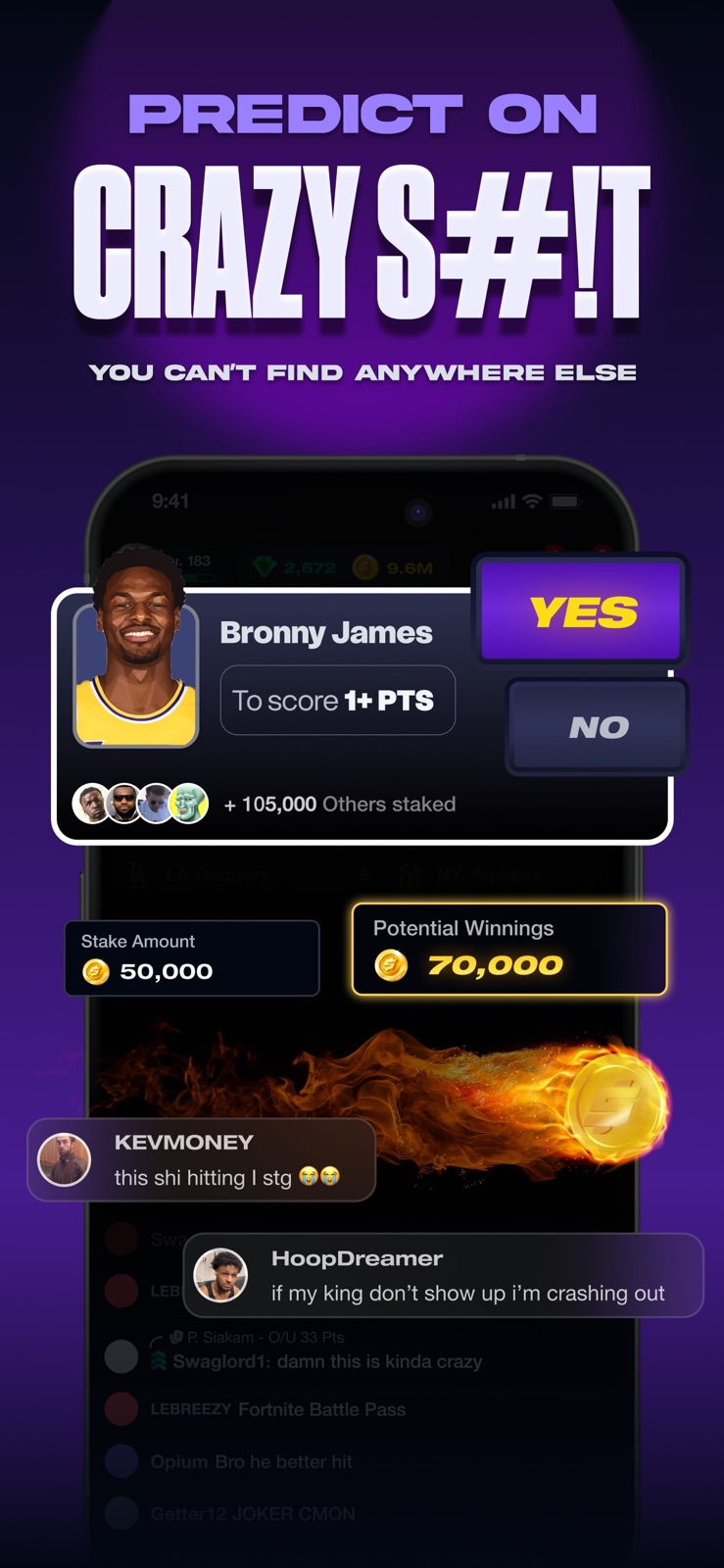 Stadium Live - Predict Sports iphone screenshot 3