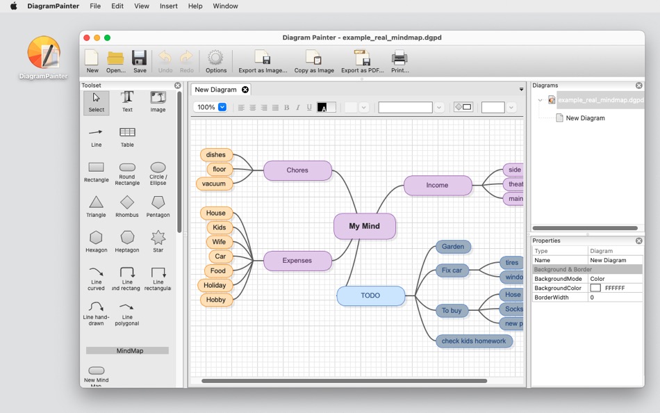 #2. DiagramPainter (macOS) Podle: Ambiera