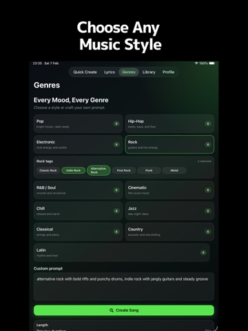 SUMO Beats: Ai Songs & Music iPad screenshot