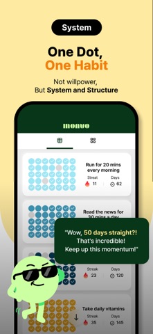 MOAVO Habits: AI Coaching iPhone screenshot