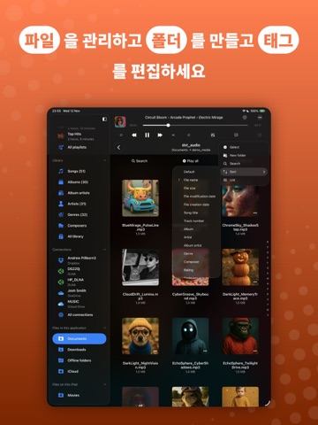 Evermusic: 오프라인 음악 재생기 및 이퀄라이저 iPad screenshot 9