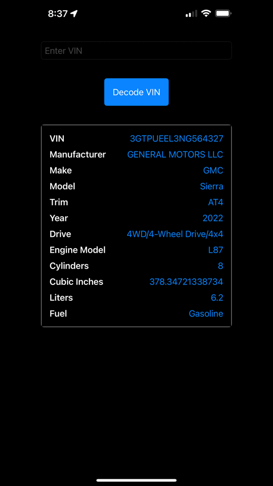 #1. VIN Decoder - Basic (iOS) 由: Dewayne Defoor
