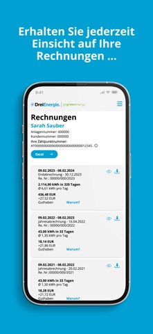 Drei Energie iPhone screenshot