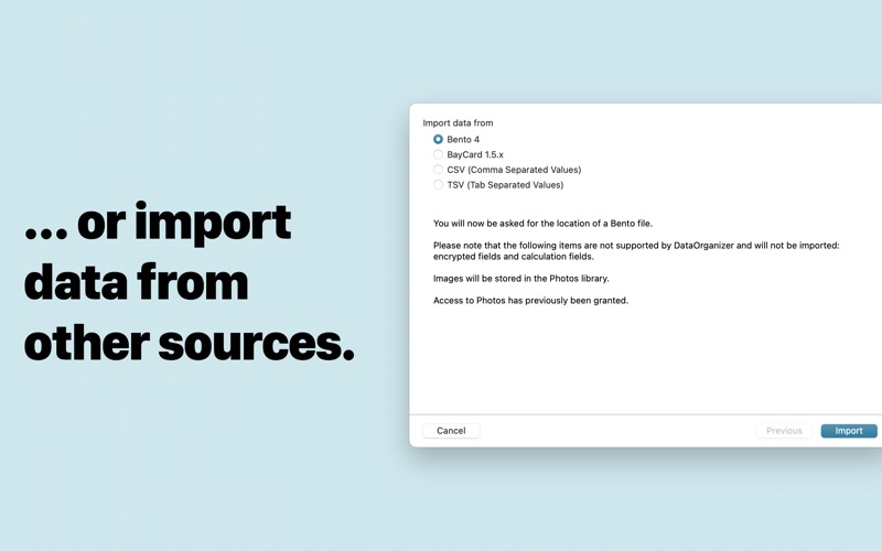 Screenshot #3 pour Database - DataOrganizer
