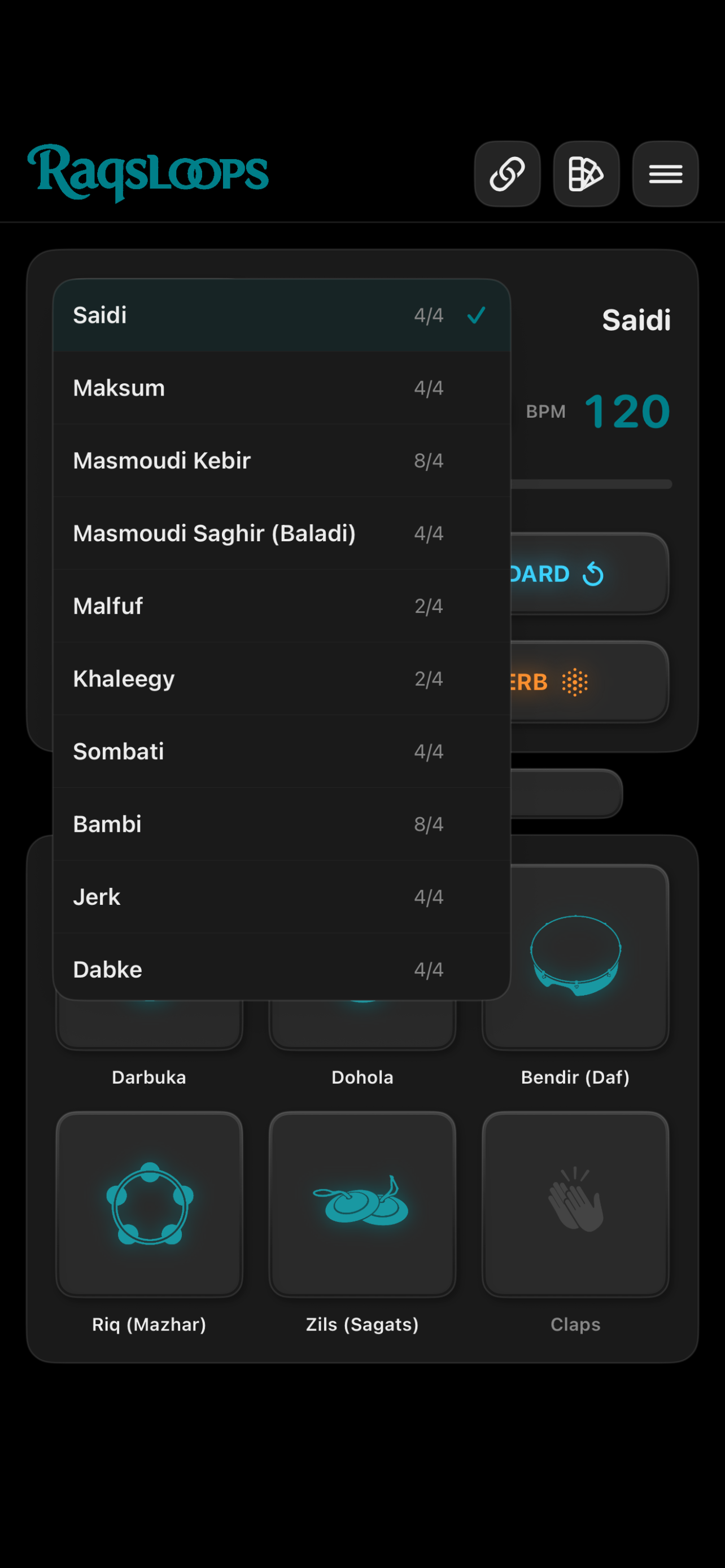 RaqsLOOPS screenshot 2