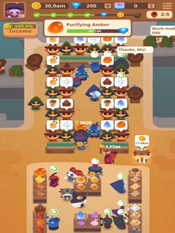 MagiLotl: Idle Wizard Tycoon iPad screenshot