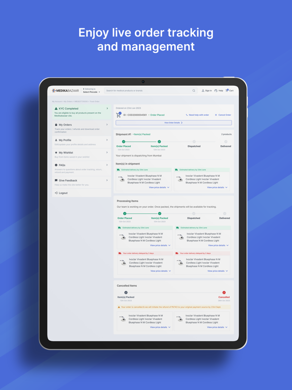 Screenshot #4 pour Medikabazaar-Medical Supplies