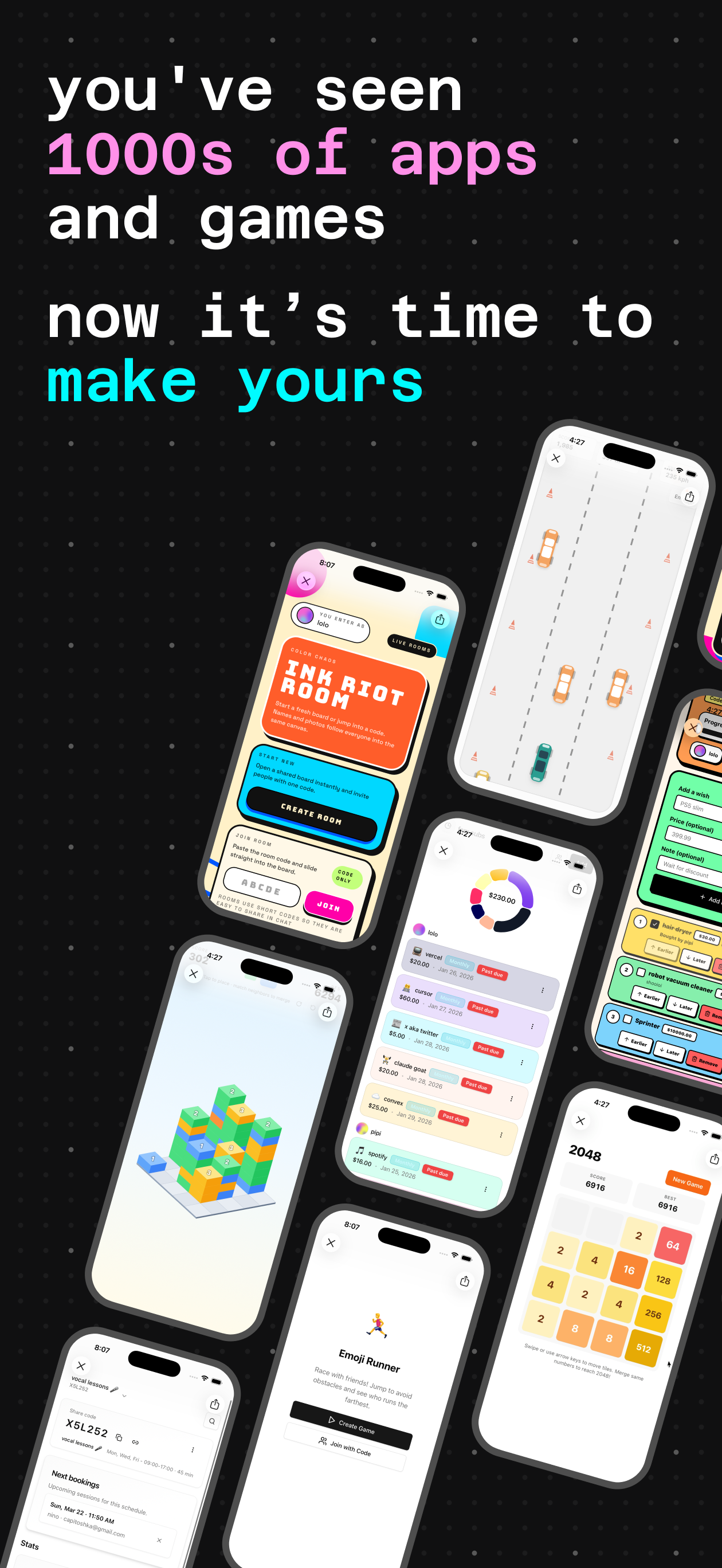 oshikigo -- make ai apps screenshot 2