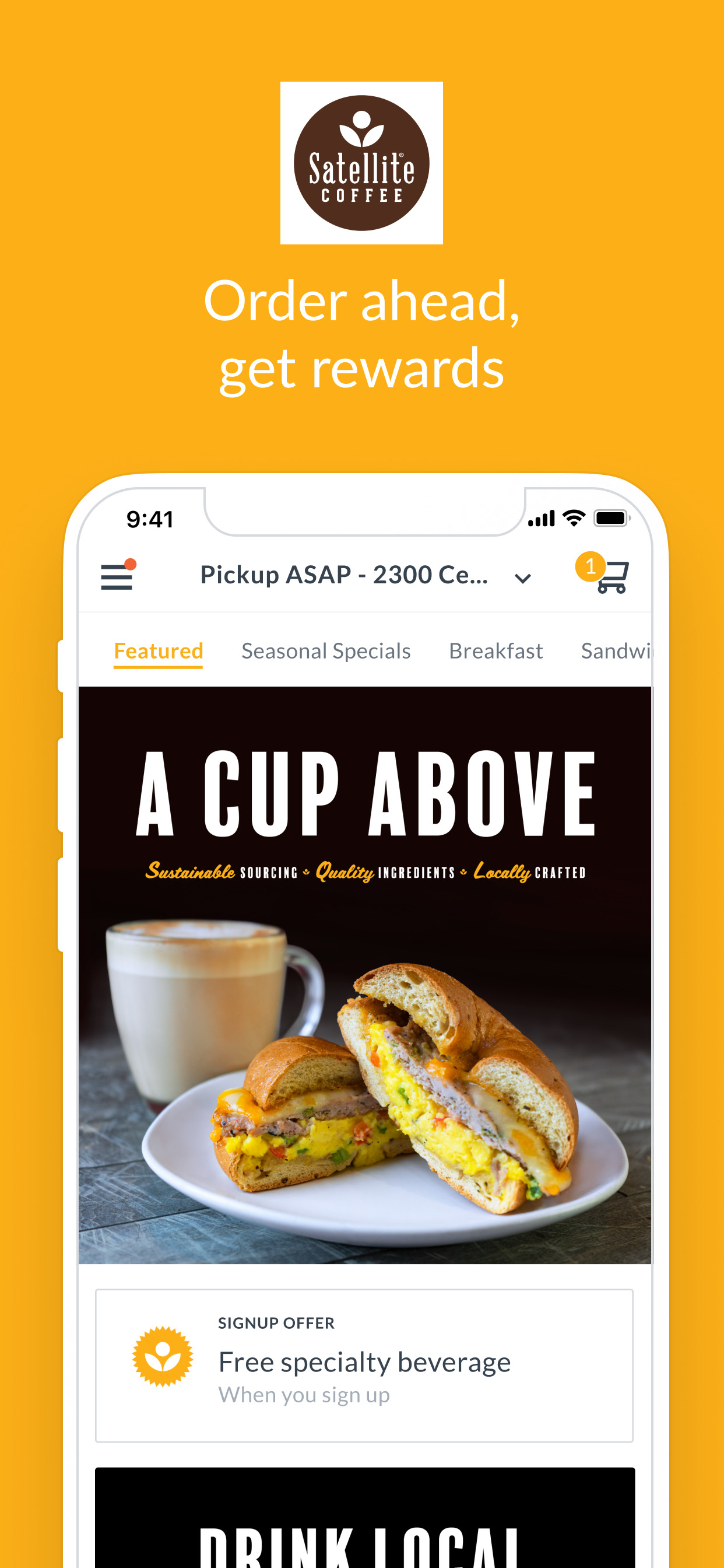 Satellite Coffee Ordering