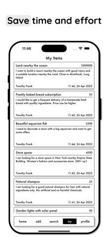 Emporium - list all your needs iPhone screenshot