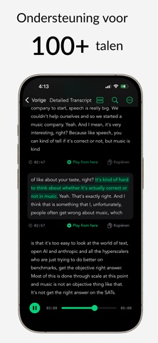 Whisper Notes: AI Transcriptie App Store preview screenshot 3