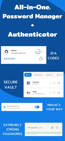 Authenticator 2FA-OTP,MFA,TOTP Screenshot 1 of 7