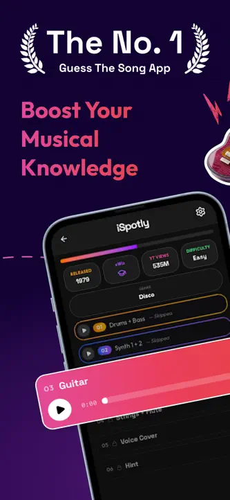 iSpotly - Guess The Song screenshot 1