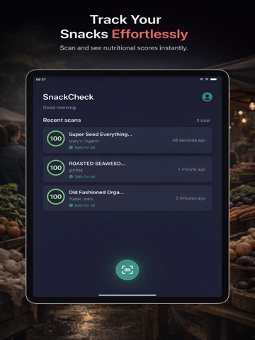 Snack Check: Kids Food Scanner iPad screenshot
