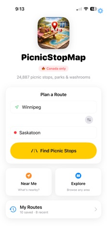 PicnicStopMap screenshot