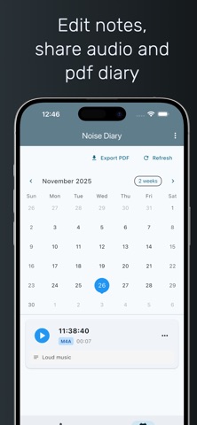 Noise Diary Screenshot 5 of 8