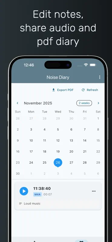 Noise Diary screenshot 5 of 8