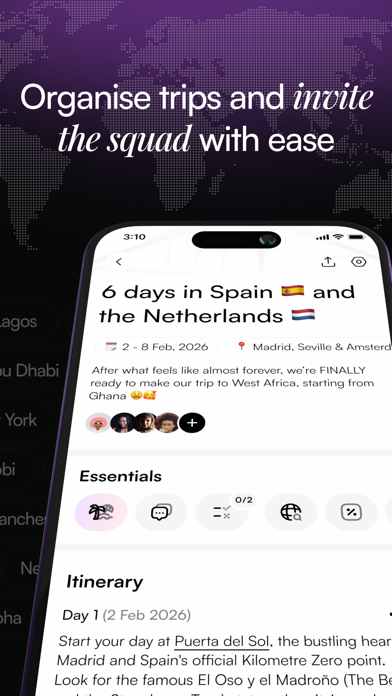 Trip o'clock: Travel anywhere iPhone screenshot 5 - Travel app