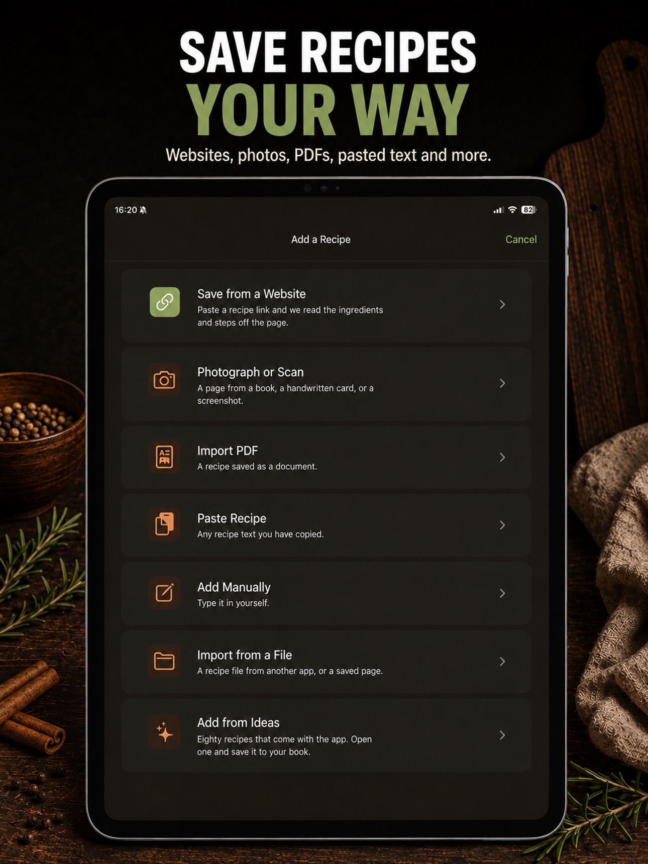 Screenshot 7 of Recipe Box · Cookbook Keeper