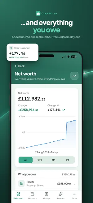 Clanfolio: Net Worth Tracker screenshot 2