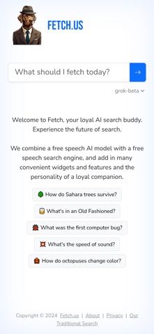 Fetch - AI Search Engine Screenshot 1 of 2