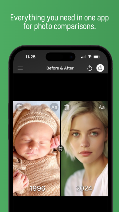 Screenshot #1 pour Comparer Photos: Avant & Après