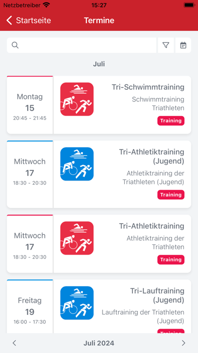 Wolfenbütteler Schwimmverein Screenshot