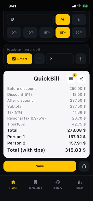 QuickBill: Receipt Tracker Screenshot 3 of 10