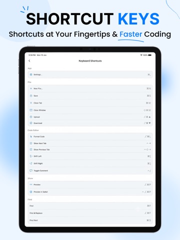 CodeStudio: Text & HTML Editor iPad screenshot 9