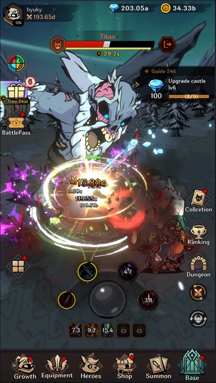 Idle Titan Slayer : Action RPG