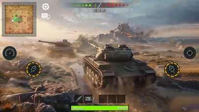 Modern Tanks 2: せんしゃ 戦争 戦車 ゲームのおすすめ画像4