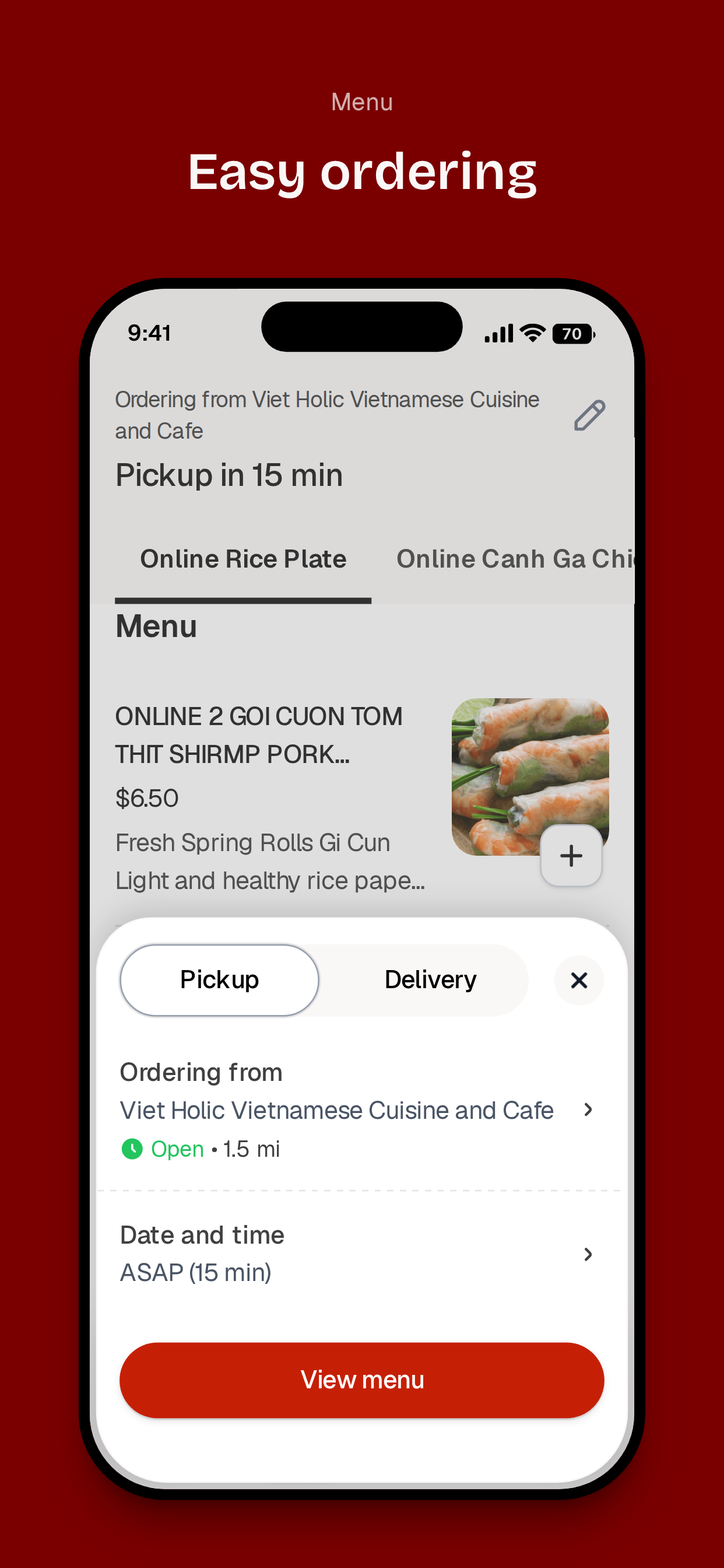 Viet Holic Vietnamese Cuisine screenshot 3