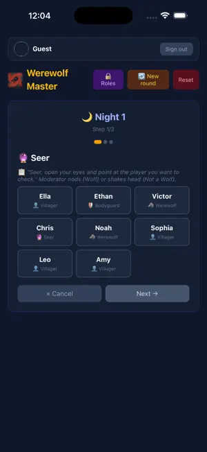 Werewolf Master - Party GM screenshot 4