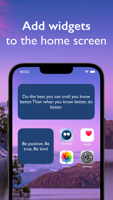 QuoteUp - Daily Motivation Screenshot