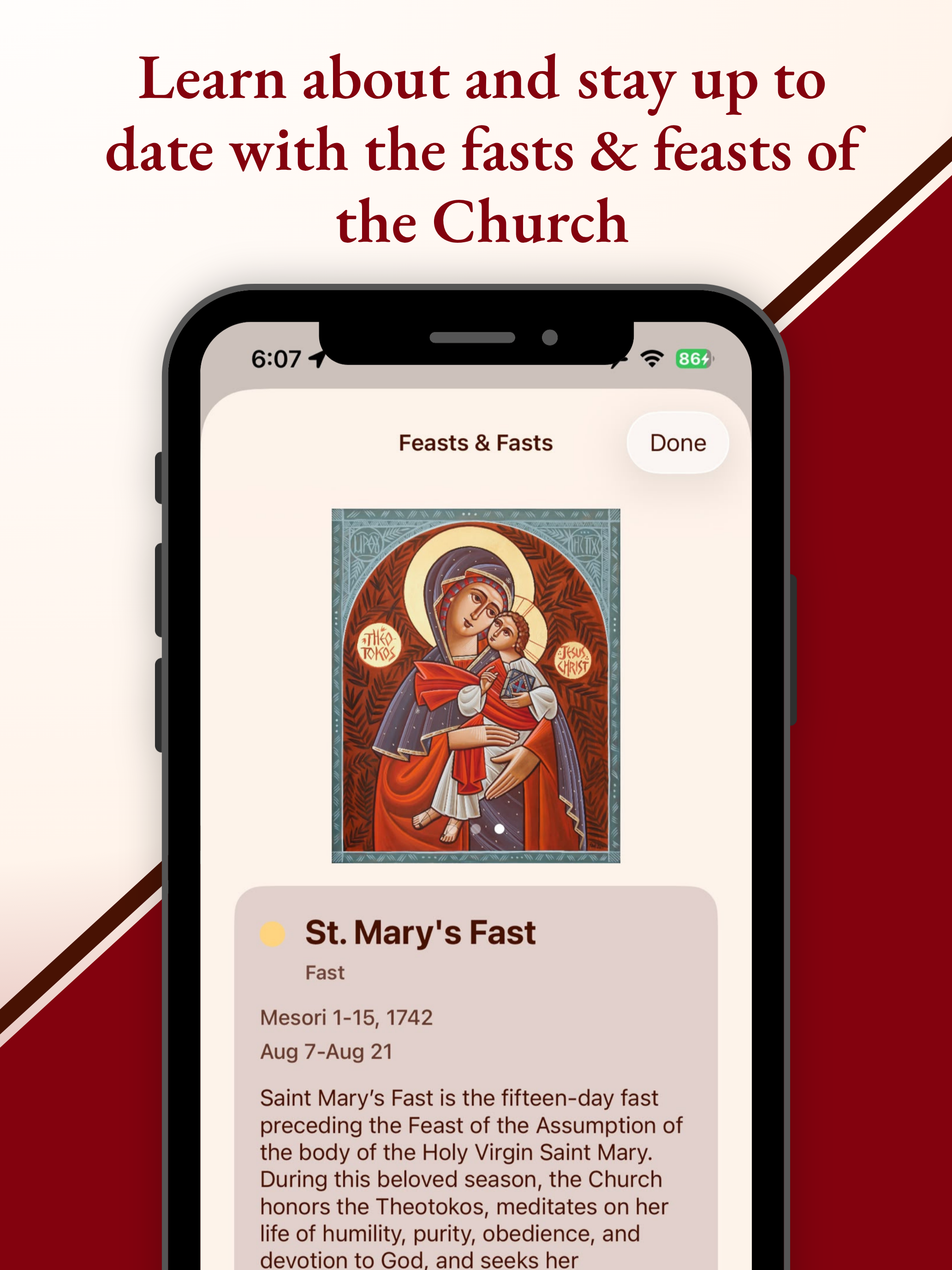 Coptic Orthodox Calendar screenshot 11