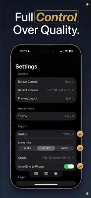 ReFrame: Multi-Angle Recorder iPhone screenshot 3
