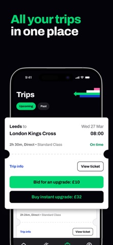 Seatfrog: Rail Journey Planner iPhone screenshot