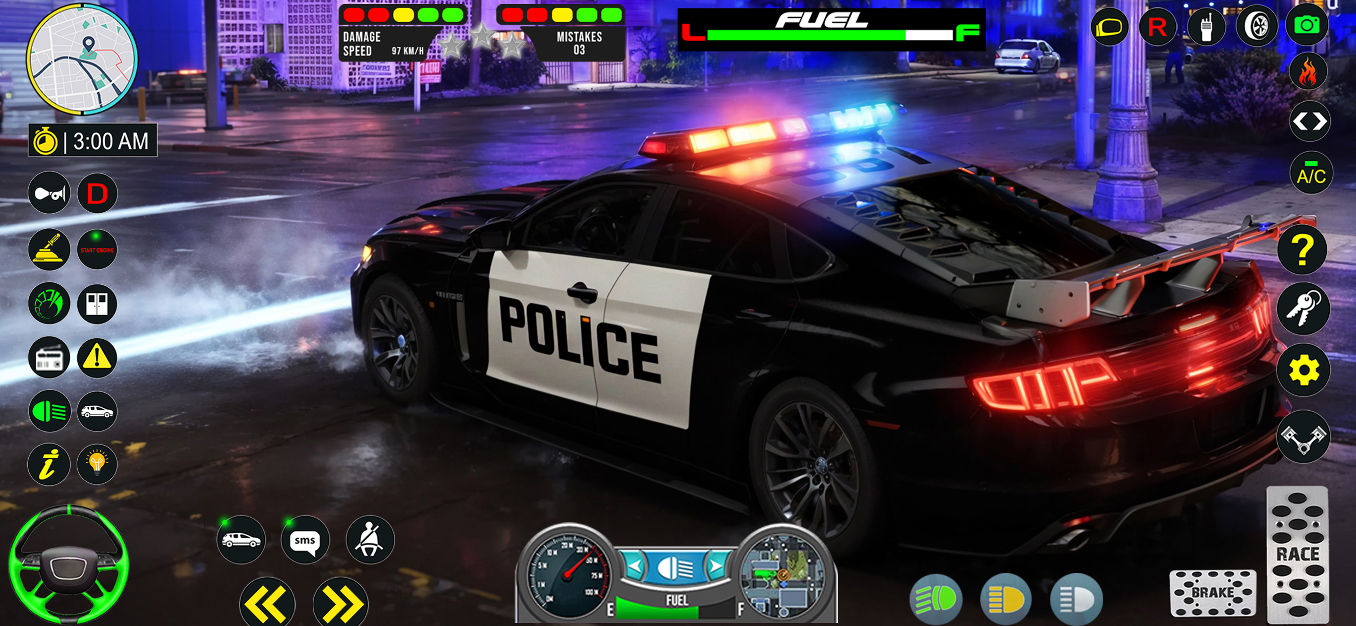 Cop Car Chase Police Simulator screenshot 4