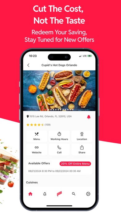 OfferBite - Restaurant Deals Screenshot