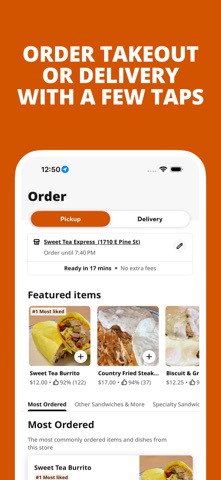 Sweet Tea Express iPhone screenshot