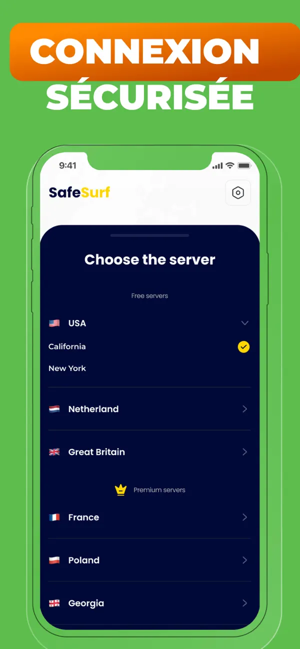Screenshot #2 pour Fast VPN master & ip changer