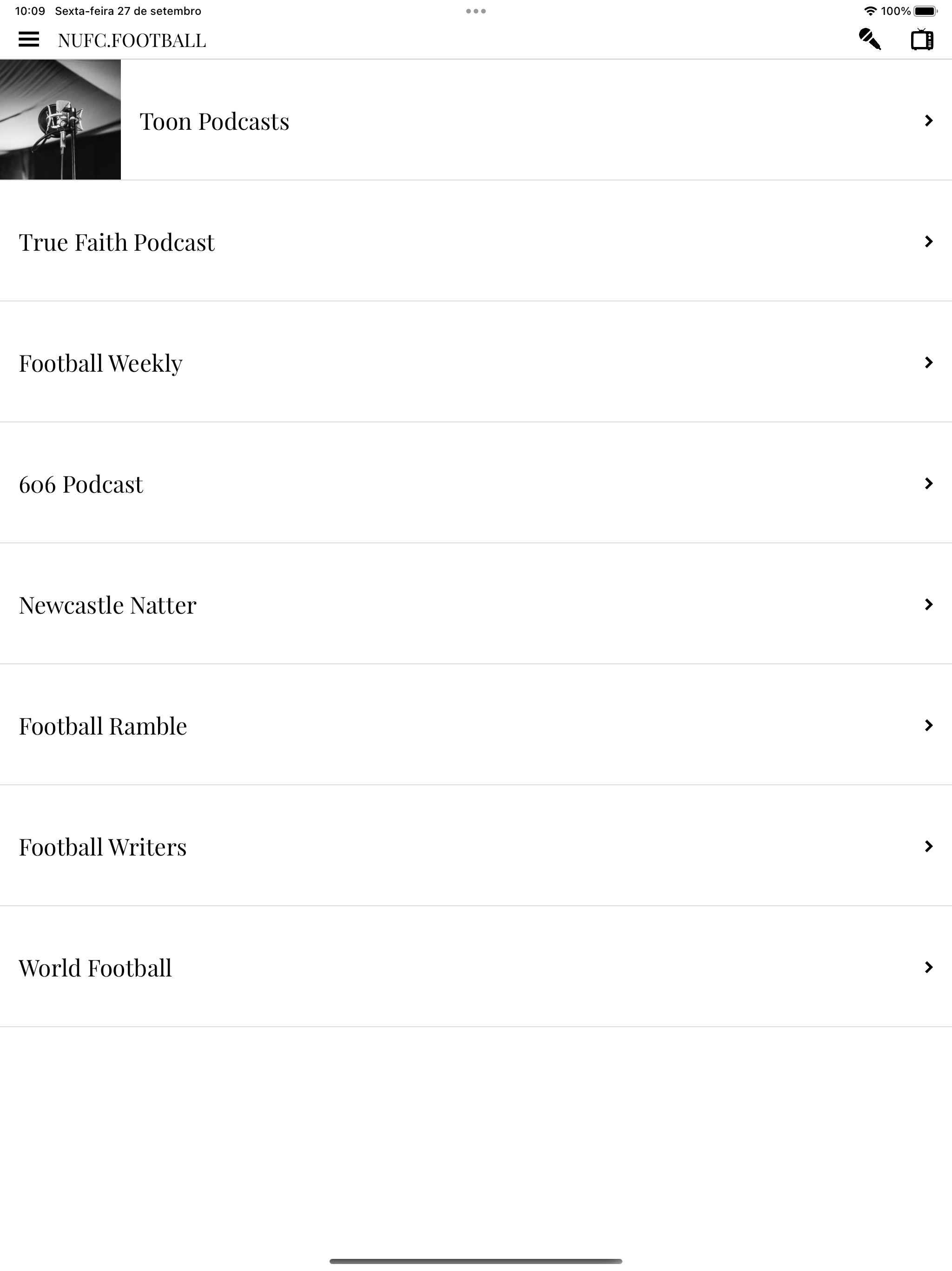 NUFC FOOTBALL