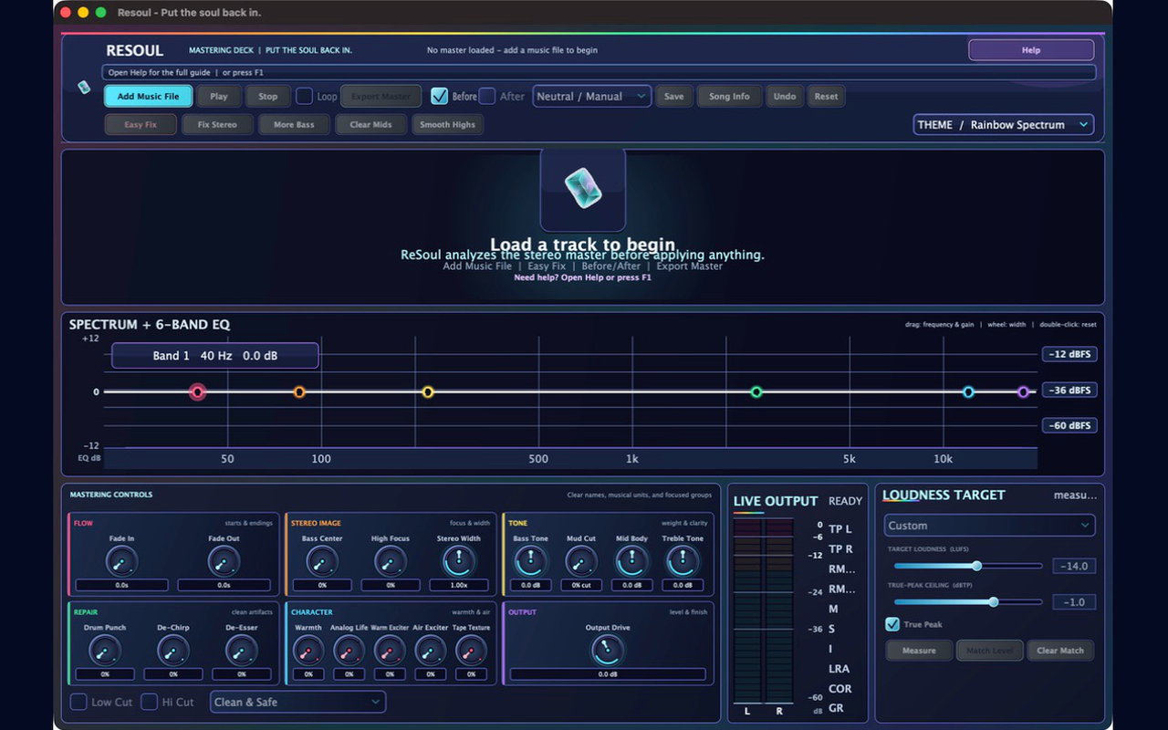 ReSoul: Audio Mastering screenshot 8